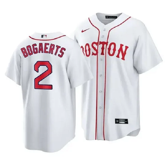 Mens Boston Red Sox Xander Bogaerts Cool Base Replica Jersey White